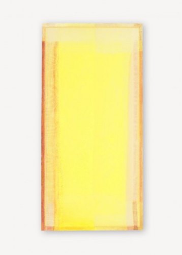 Agathe B. | Mischtechnik auf Gaze 80 x 40 cm 