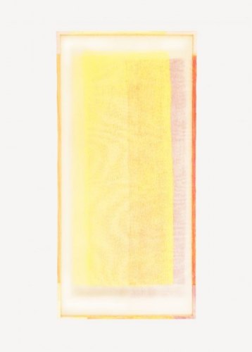 Agathe B. | Mischtechnik auf Gaze 80 x 40 cm 