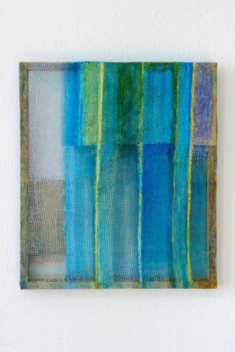 Mischtechnik auf Gaze  | 012